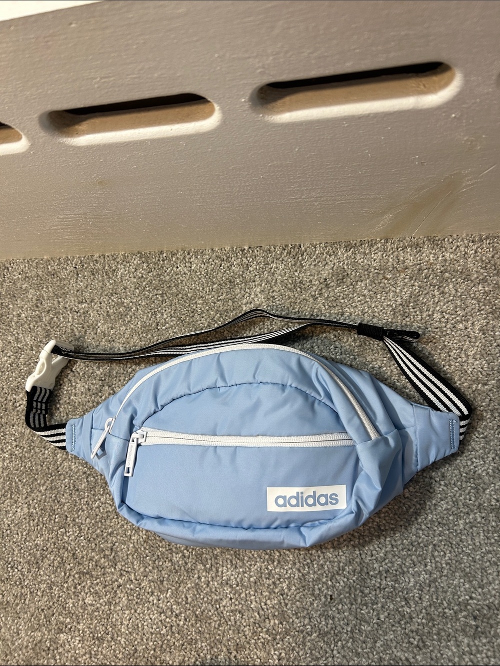 Adidas Sky Blue, Adjustable Strap Belt Bag/Fanny Pack